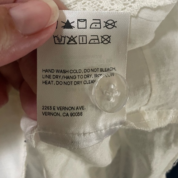 Reformation White Ruffle Top - Picture 4 of 8